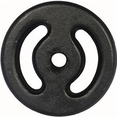 Anilha Ferro Fundido Preto 15 KG