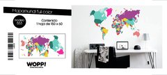 Mapamundi Fill Color - 150x60cm //vd5553 - comprar online
