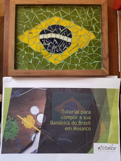 Kit Bandeira do Brasil c Apostila com tutorial e vídeos - comprar online