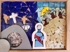 Kit Mosaico Cenas de Páscoa