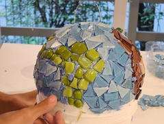 Kit Globo Terrestre 3D - Mosaika Escola de Arte