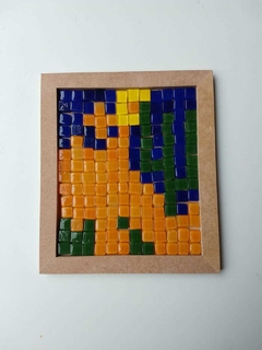 Kit Mosaico Infantil Obras brasileiras: Abapuru (versão azul escuro) - comprar online