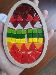Kit Mosaico Infantil OVO 2 - Mosaika Escola de Arte