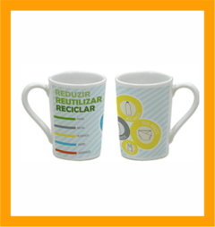 FCT157 - CANECA BRANCA RETA 260ML