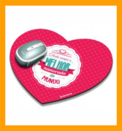 FMP1521 - Mouse Pad Coração ( CLIEQUE PARA SABER MAIS )