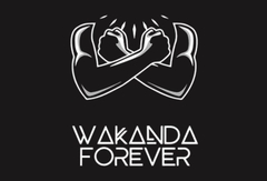 Tapete 60x40cm - Wakanda Forever - comprar online