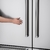 Refrigerador Bottom Freezer Piso e Embutir Inox 76CM 445L Porta para a Direita 220V Tecno TR44BXDA - loja online