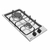 Cooktop a Gás Dominó Inox com Trempes em Ferro Fundido e 2 Queimadores Tramontina 94700401 na internet