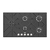 Cooktop a Gás 90CM Penta Glass Preto Trempes em Ferro Fundido Bivolt Tramontina 94731134 - comprar online