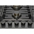 Cooktop Vidro Preto a Gás 5 Queimadores 90CM 220V Cuisinart 4092740303 - Loja Espaco Gourmet