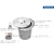 Lixeira de Embutir 8 Litros Clean Round Inox com Balde Plástico Tramontina 94518000 - Loja Espaco Gourmet