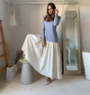 vestido cotton manga comprida - comprar online