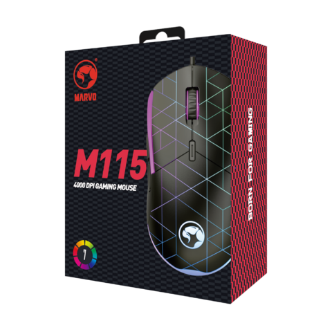 MOUSE GAMING MARVO M115 – RGB