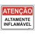 Placa de Altamente Inflamável - comprar online