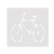 Gabarito de Poliestireno (PS) - Bicicleta (ciclovia)