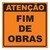 Placa de P7 - Fim De Obras