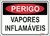 Placa de Vapores Inflamáveis na internet