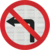 Placa de R4A - Proibido Virar À Esquerda