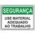 Placa de Use Material Adequado Ao Trabalho - comprar online