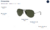 RAYBAN RB3026L - AVIATOR LARGE METAL II - L2821 62