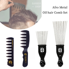 Set de pentes para cabelo Retro (Afro e para textura)
