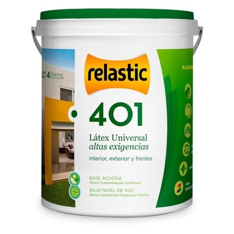 401 Látex Exterior Premium 4 Litros