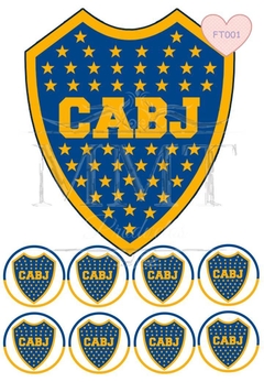 Escudo Boca para torta