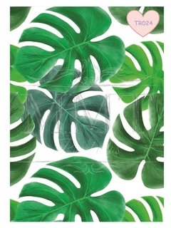 Diseño hojas tropicales