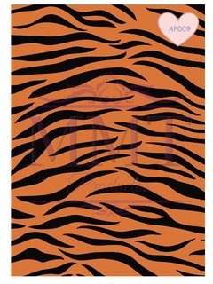 Animal Print Tigre Naranja
