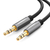 Cable Auxiliar de 3.5mm / Cable Audio Estéreo / Núcleo de Alambre de Cobre Esmaltado / Carcasa de Aluminio Azul + Nylon Trenzado / Soporta Micrófono / - comprar en línea