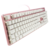 Teclado Mecánico Gamer Alámbrico Game Factor KBG400-PK, Retroiluminación Blanca Estructura Metálica Antighosting Switch Blue, Rosa en internet