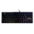 Teclado Mecánico Game Alambrico GAME FACTOR KBG500-BL, Tenkeyless, Retroiluminación Full RGB, Antighosting, Switch Blue,Negro