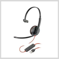 HEADSET -POLY - BLACKWIRE C3210 USB