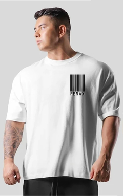 Camiseta Oversized Código de Barras - comprar online