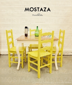 Silla Colonial - MOSTAZA Muebles