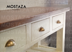 Mesa de Arrime 120 - MOSTAZA Muebles