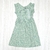 Vestido RENATA verde agua blanco - comprar online