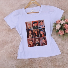 T-shirt manga curta PERSONALIDADES