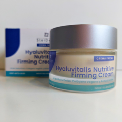 Hyaluvitalis Nutritive Firming Cream. Crema Facial con Acido Hialurónico, Colágeno Vegano y Antioxidantes