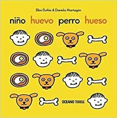 niño huevo perro hueso