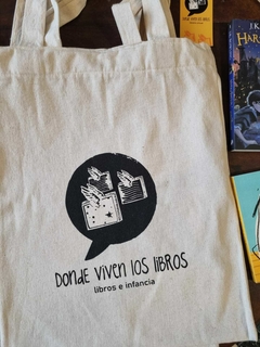 Tote bag - Donde viven los libros en internet