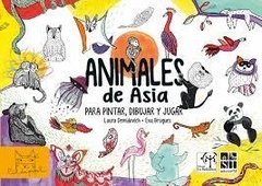 Animales de Asia para pintar, dibujar y jugar