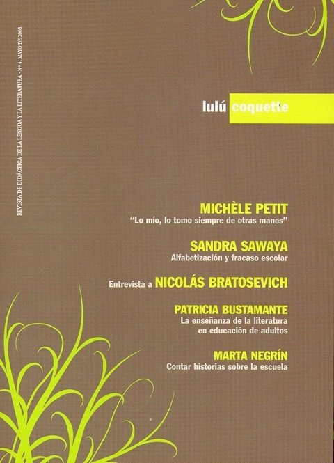 Revista didáctica de la lengua y la literatura Nro 4. Lulú Coquette.
