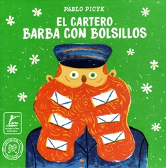 El cartero barba con bolsillos.