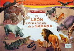 El león y otros animales de la sabana