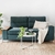 Sofa Margarita 180 Patas Boomerang - Touch Musgo - comprar online