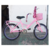 Bicicleta Keirin BZ20N rodado 20 full dama c/porta cub.negra rosa chicle