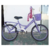 Bicicleta Keirin BZ20N rodado 20 full dama c/porta cub.negra violeta