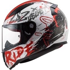 Capacete LS2 Rapid NAUGHTY BRANCO