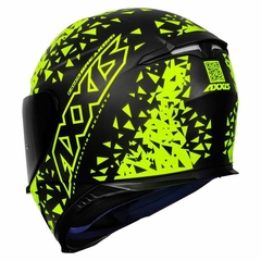 CAPACETE AXXIS EAGLE BREAKING PRETO\FLÚOR - comprar online